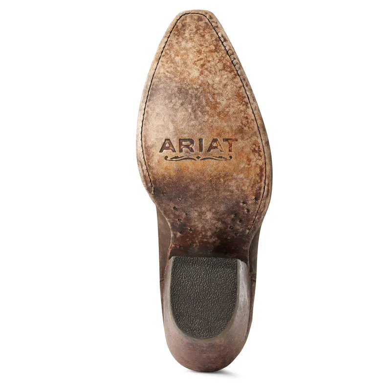 Ariat Eclipse Ladies Western Boot - Naturally Distressed Brown-2